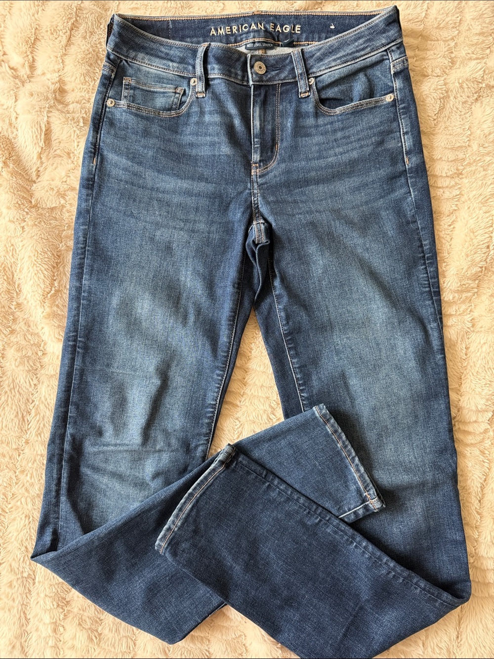 American Eagle Outfitters Dark Blue Skinny Jeans